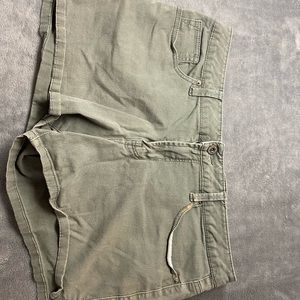 Faded Glory Green Jean Shorts